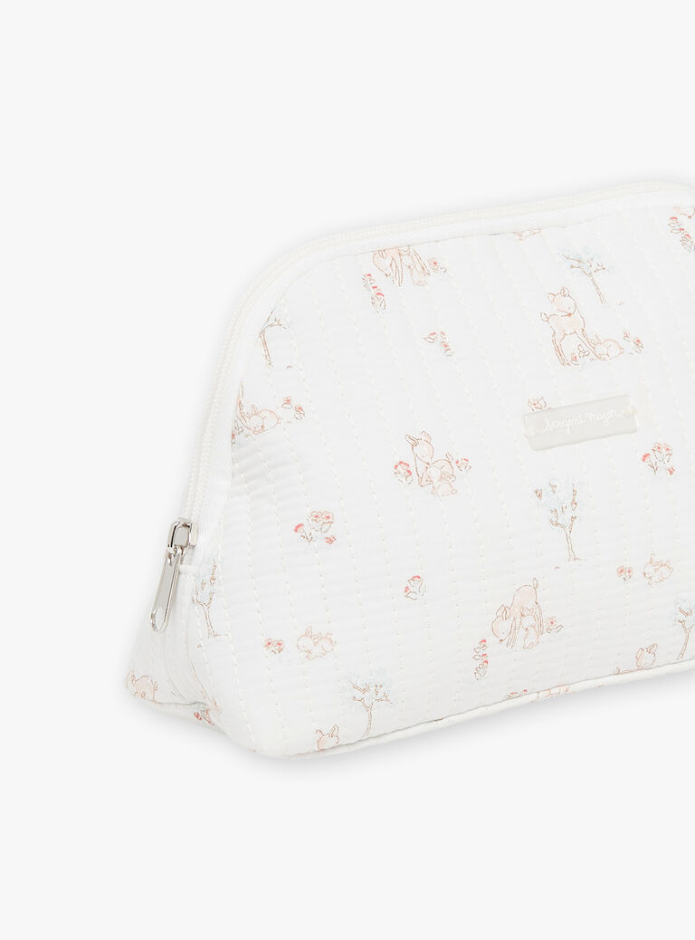 Trousse de naissance écrue en popeline