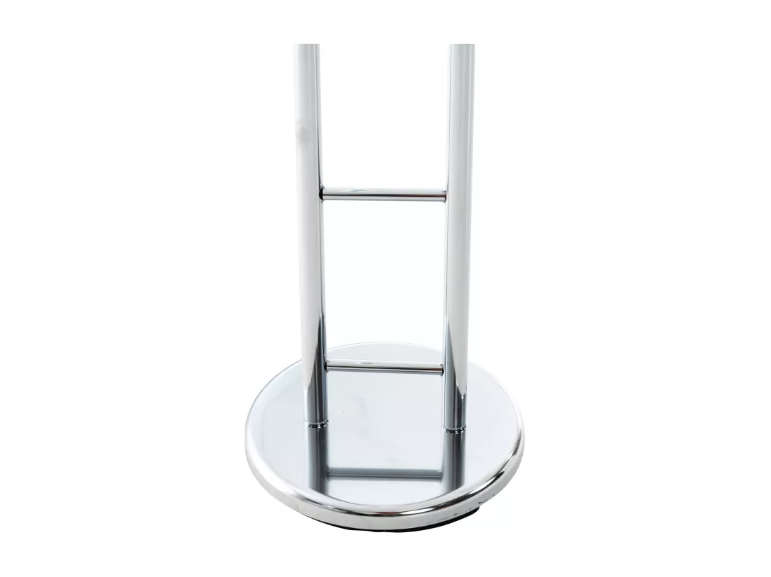 Valet de nuit - Métal - 50 x 28 x 107cm - Argent - Raymon