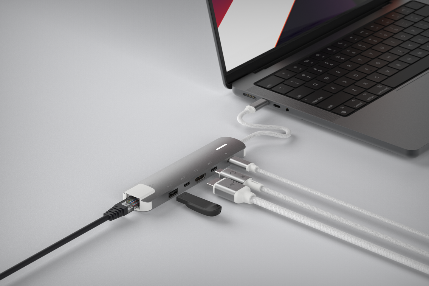 LINQ - 6in1 PRO 140W USB-C Multiport Hub
