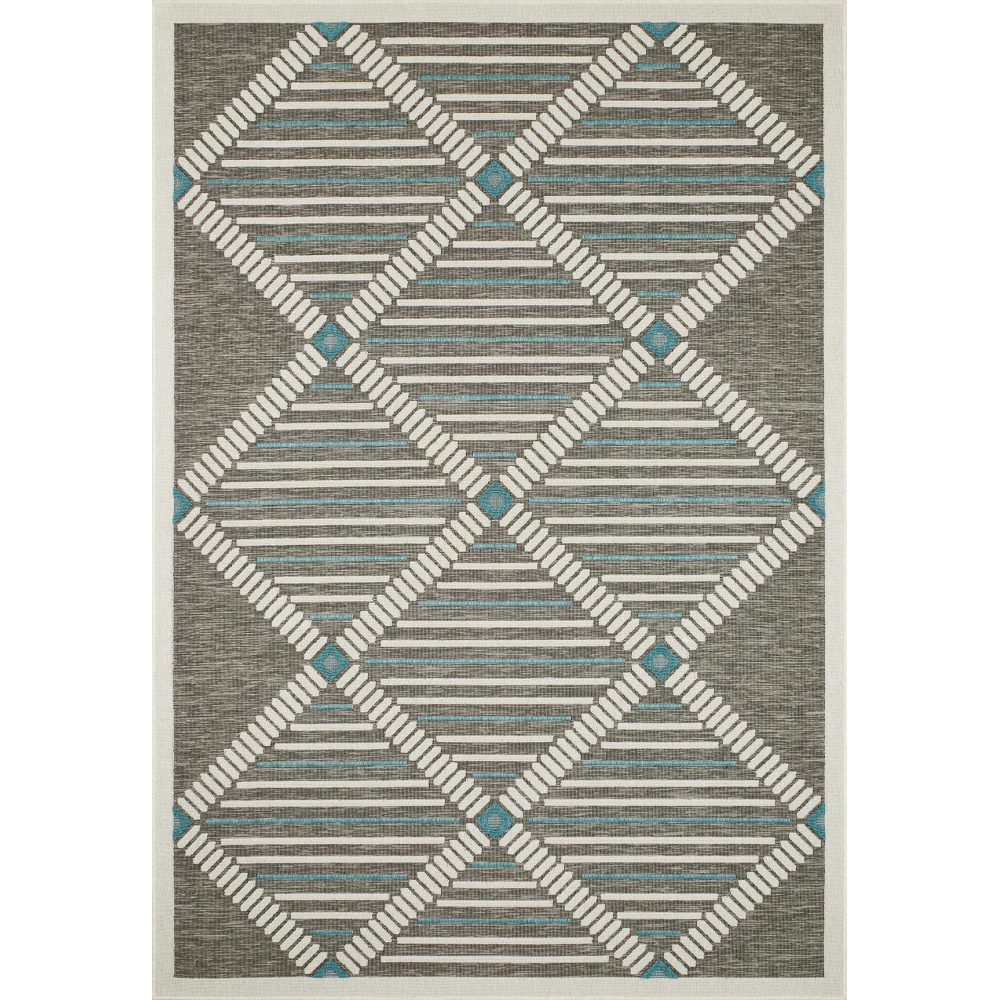 Tapis intérieur extérieur anthracite acapulco 1672 160 x 230 cm