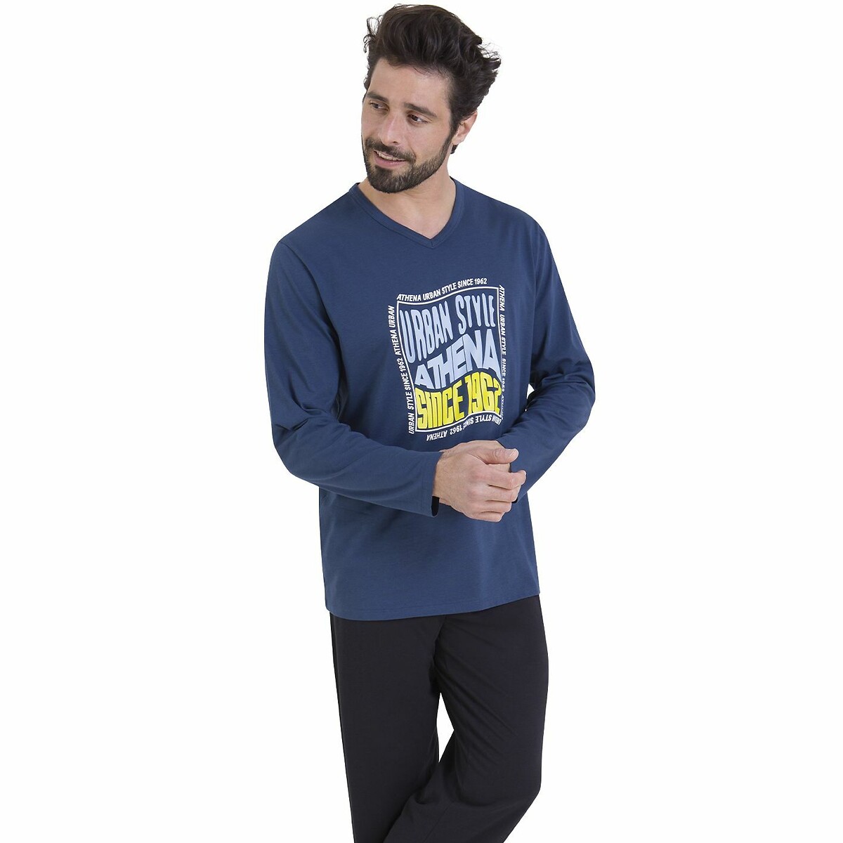 ATHENA<br>Pijama Lange com estampa