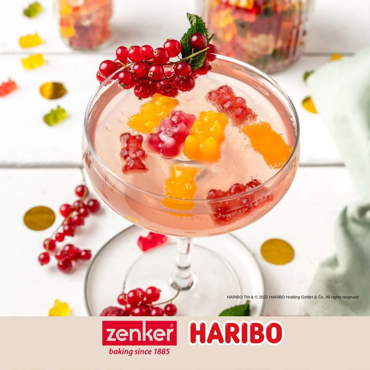 Bac à glaçons 12 empreintes en forme d'oursons Haribo Zenker