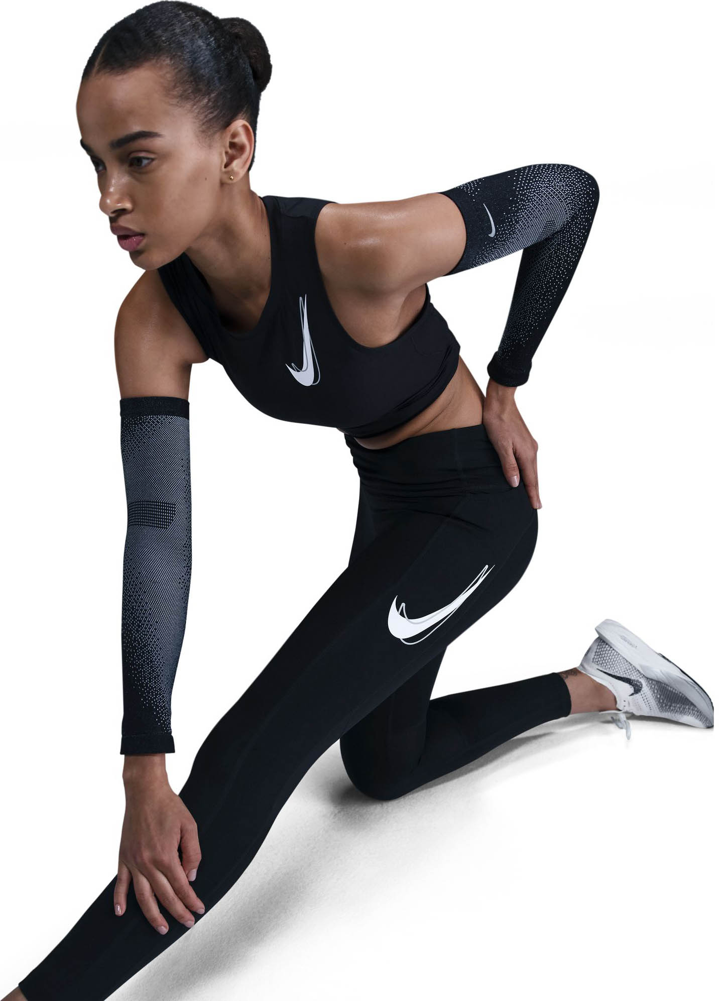 Fast Dri-FIT 7/8 Tights Dame 010/Black