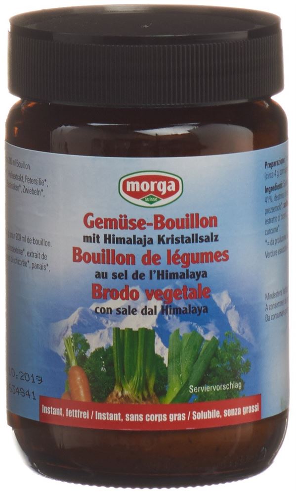 MORGA Gemüse Bouillon mit Himalajasalz 200 g