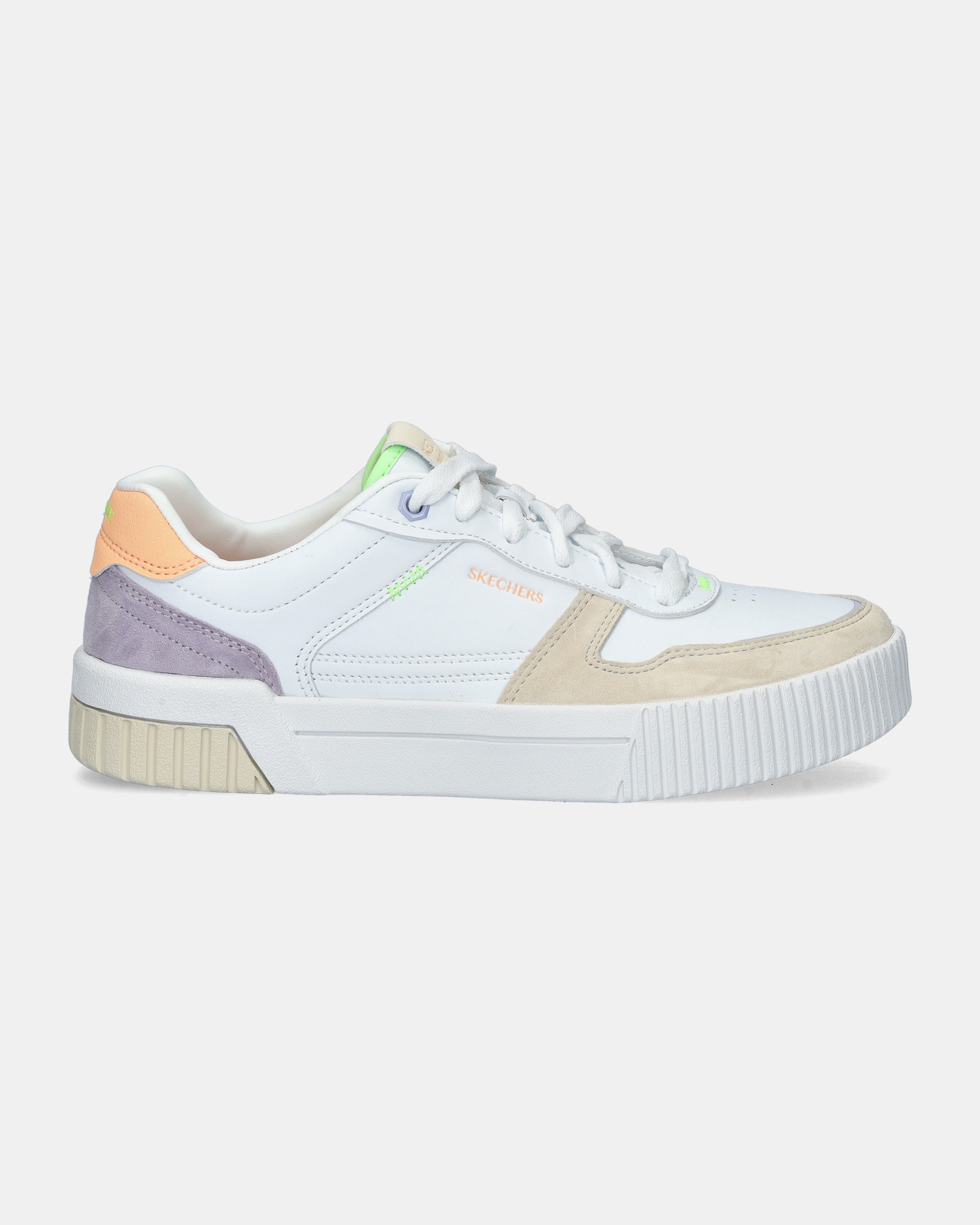 Skechers Court Classic Jade Lage sneakers  - wit