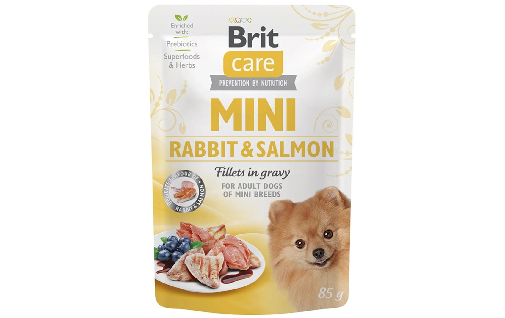 Nassfutter Care Mini Kaninchen und Lachs 24 x 85 gDie Ergänzung für eine ausgewogene Ernährung