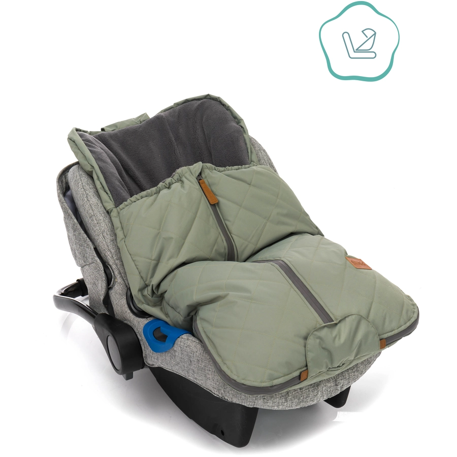 fillikid Winterfußsack Nevado für Babyschale Salbei