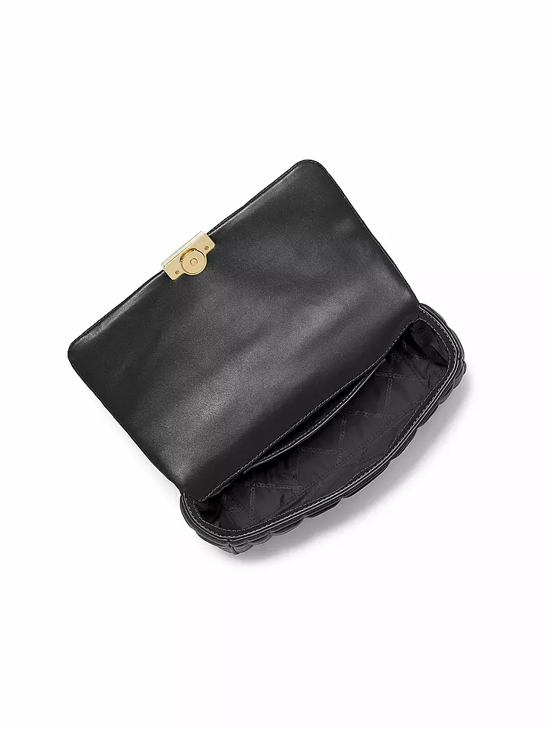 MICHAEL KORS Ledertasche - Umhängetasche TRIBECA Large schwarz