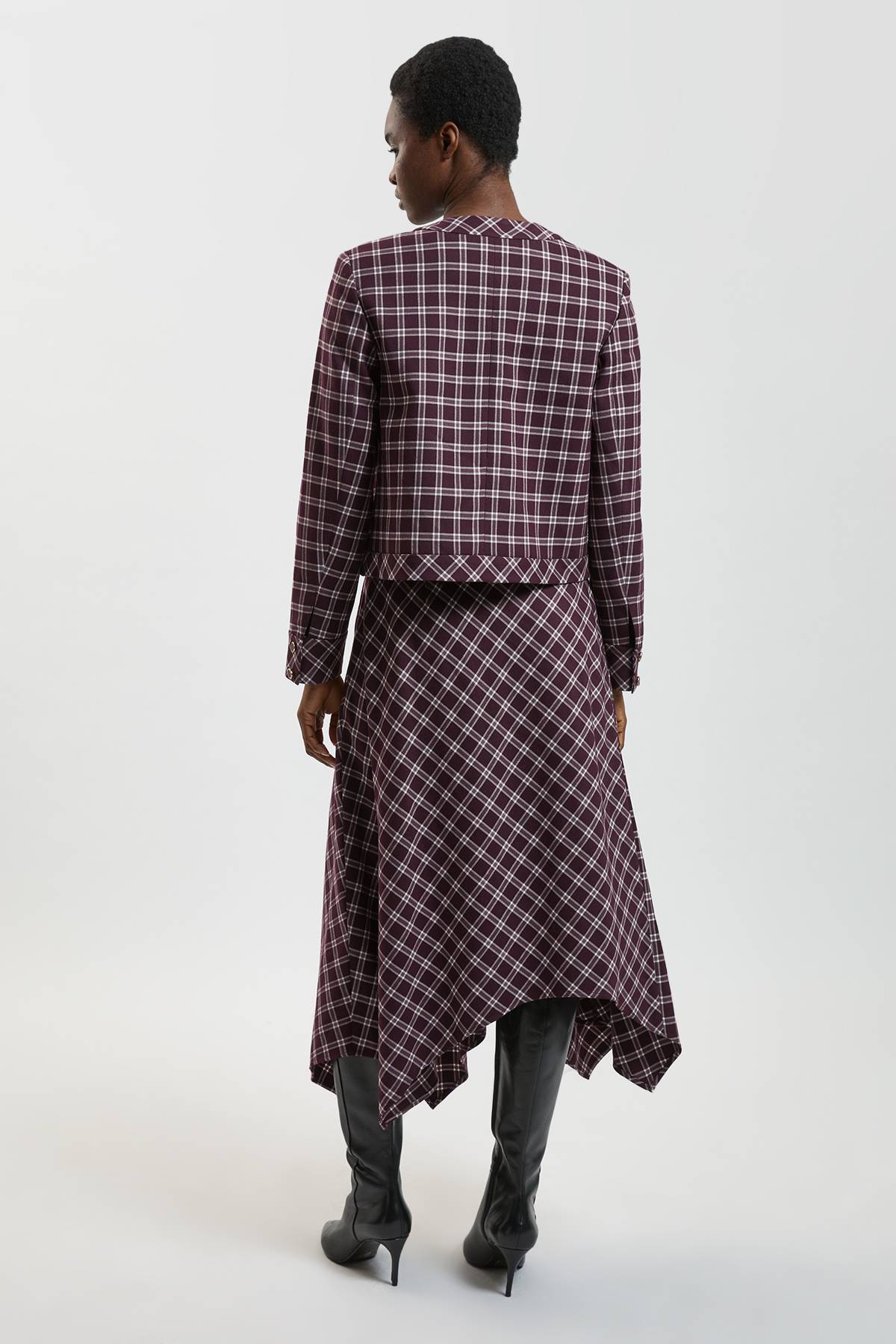 KarenMillen Jupe Ajustée À Carreaux