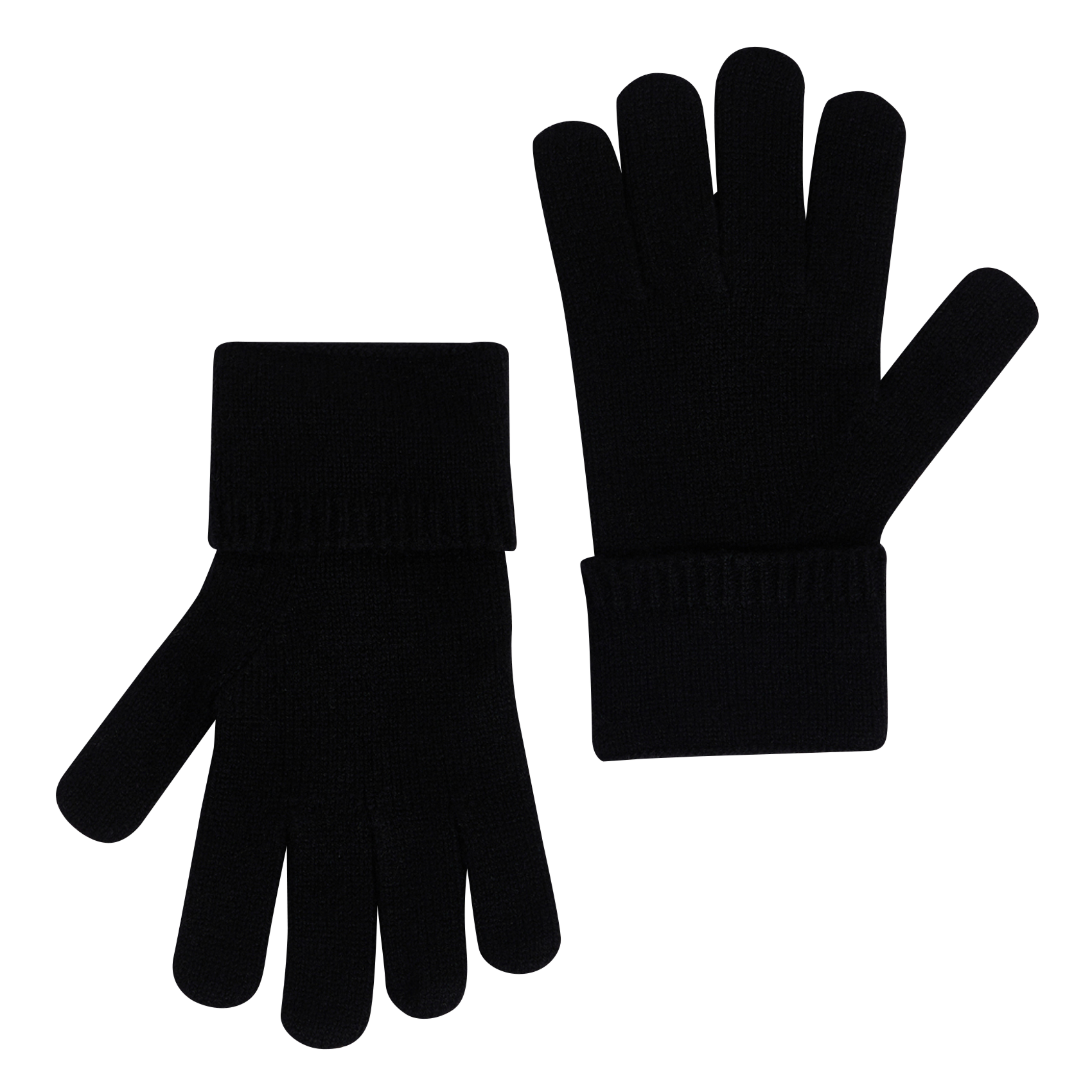 PRUNE - Gants en cachemire | Noir