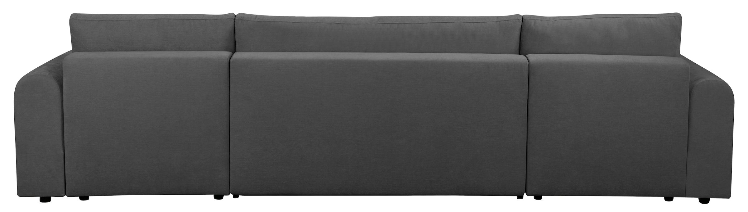 GOODproduct Wohnlandschaft »JONAA, 311 cm, U-Form, Schlafsofa, Boxspringfederung, Cord u. Struktur« 133/270cm, Bettkasten, Seitentaschen, Cord und Struktur