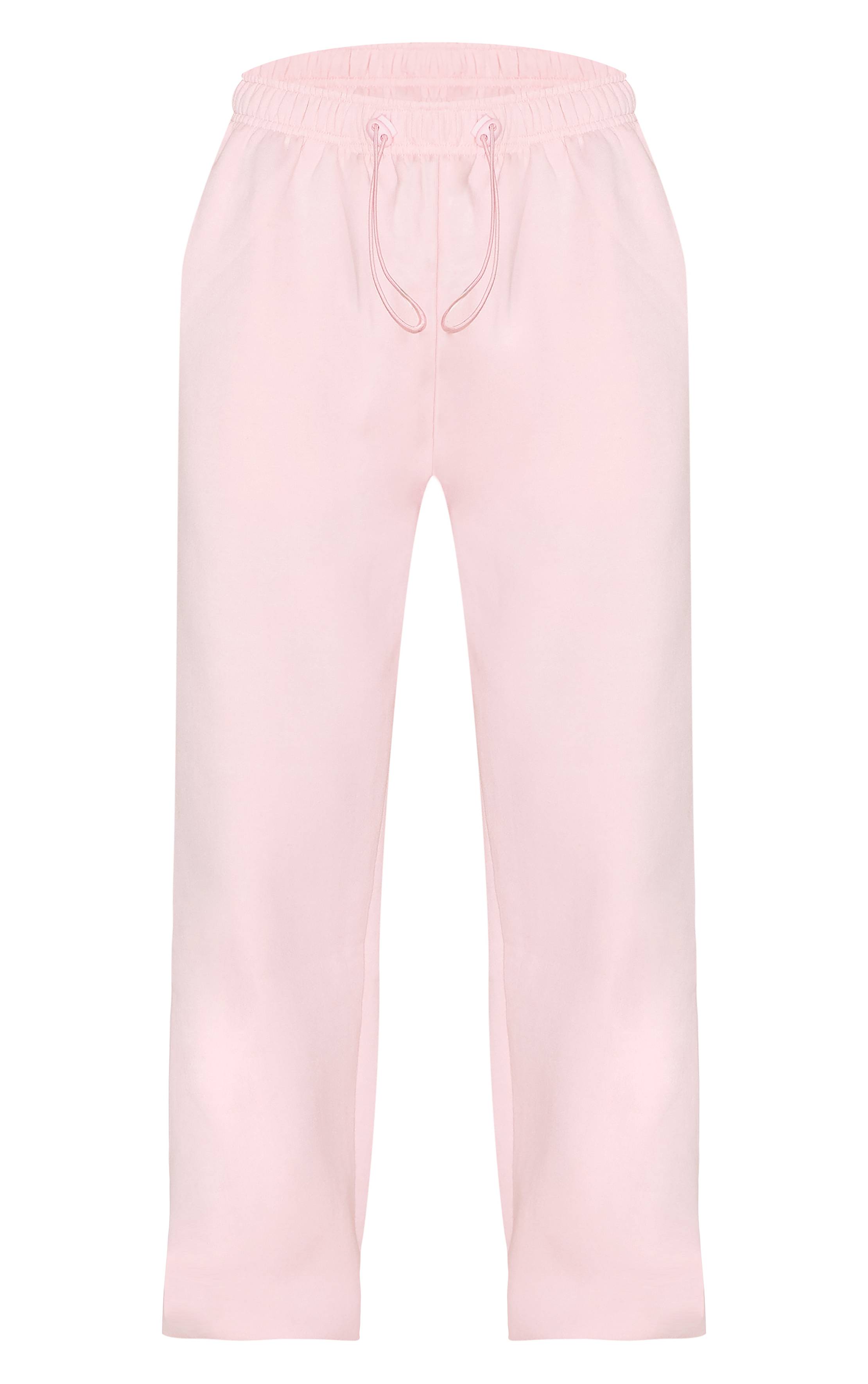 Rose Bébé Joggers Oversize À Ourlets À Cordon De Serrage