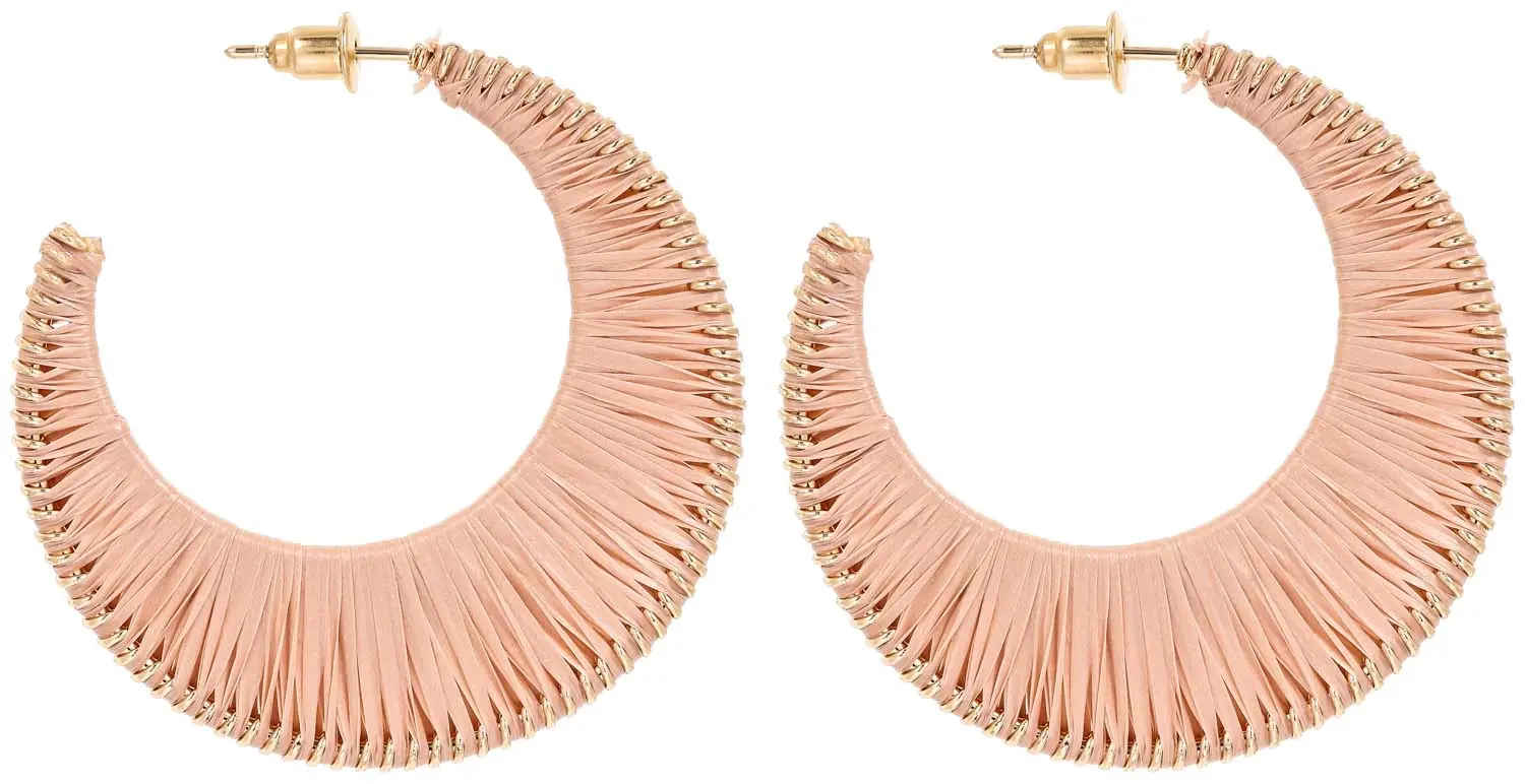 Creolen - Rose Raffia