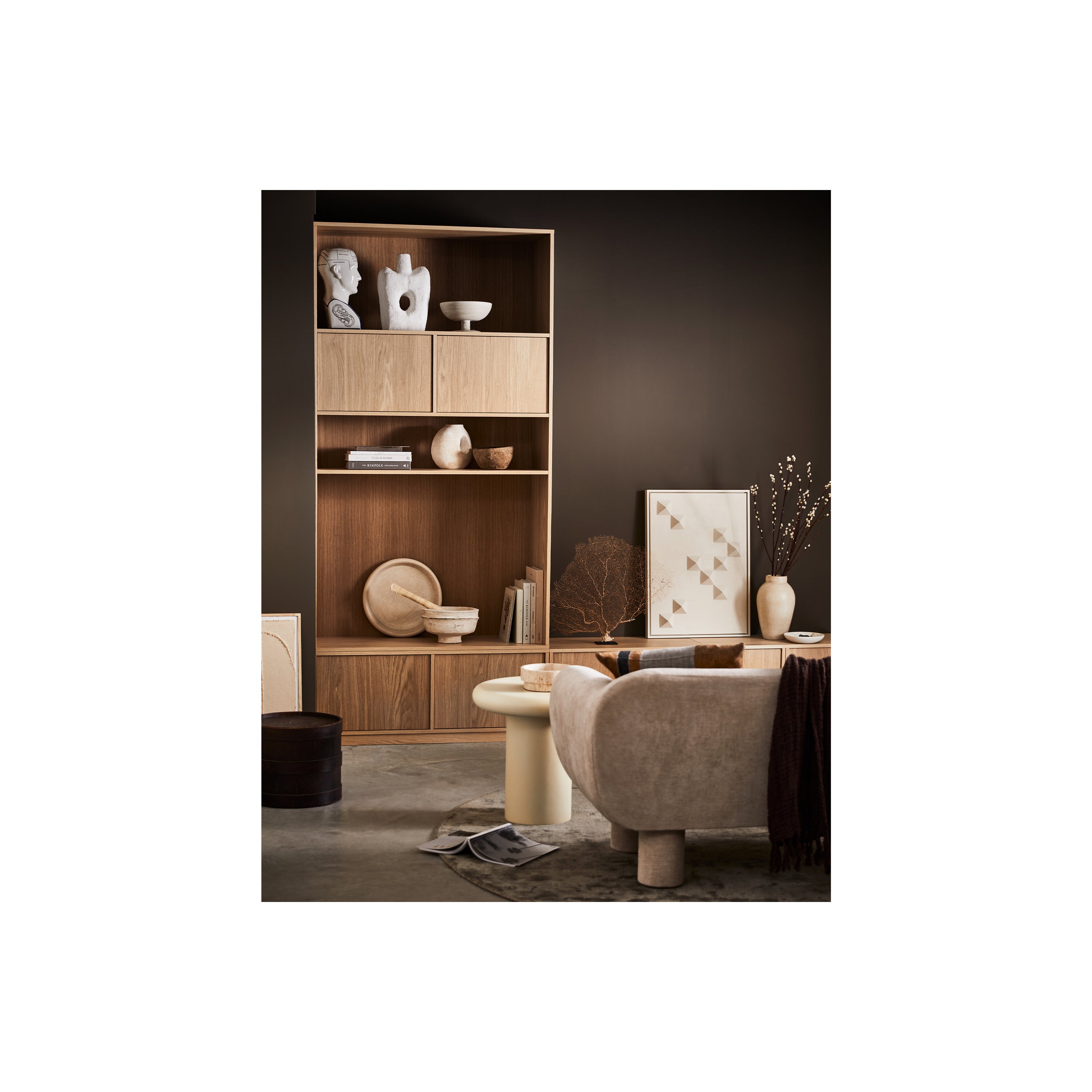 vtwonen Modulair Bovenkast Eikenhout Fineer - B 110 cm