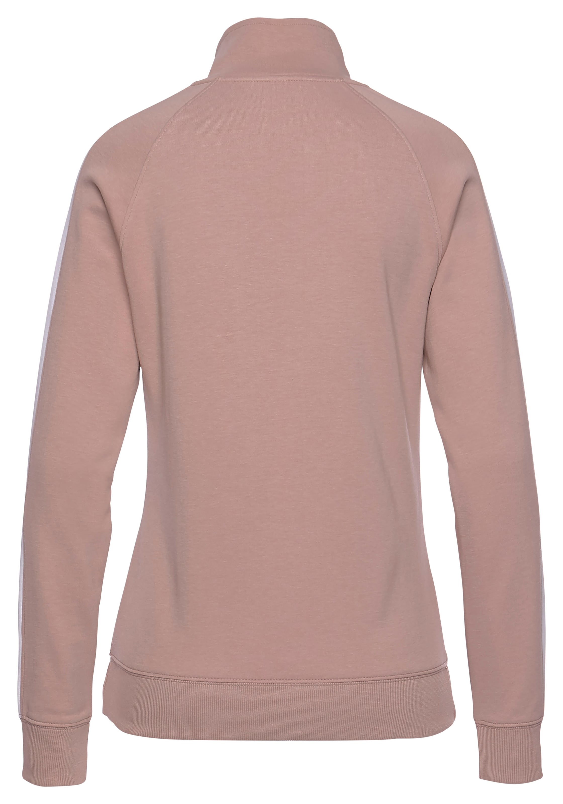 Bench. Loungewear Sweatjacke , mit Seitenstreifen und Stehkragen, Loungewear