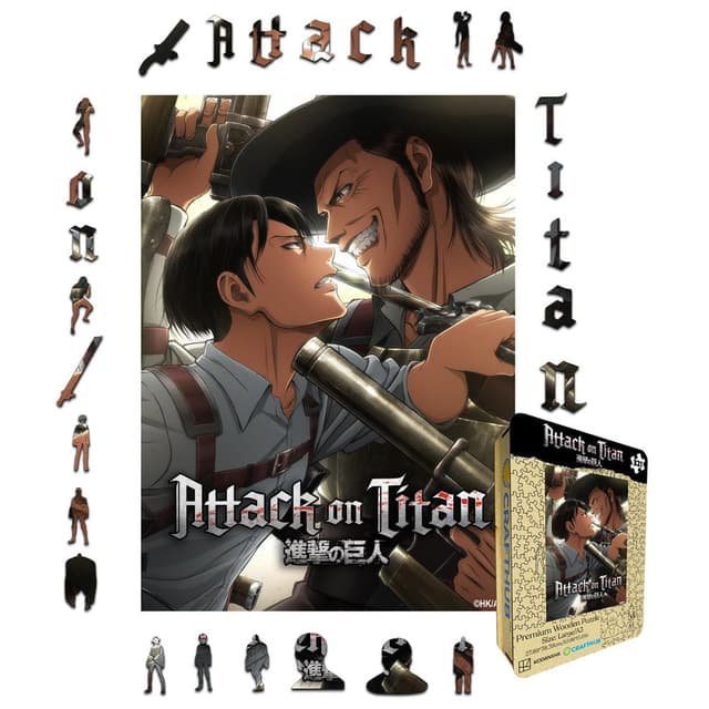 Crafthub Attack on Titan puslespil (The Battle of Trost District)