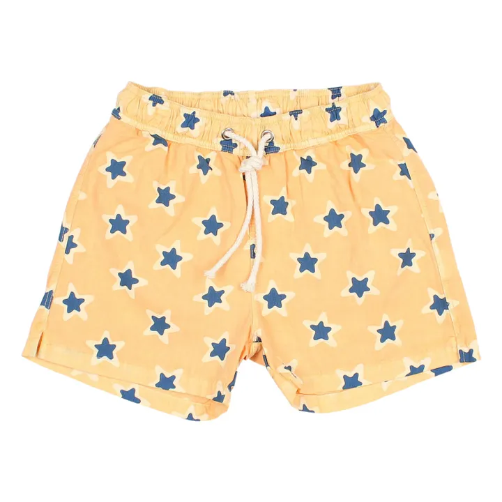 Búho Short de Bain Etoiles | Jaune