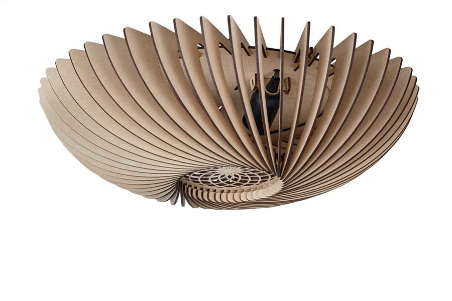 Blij Design  Plafondlamp Orb Ã 48 cm naturel
