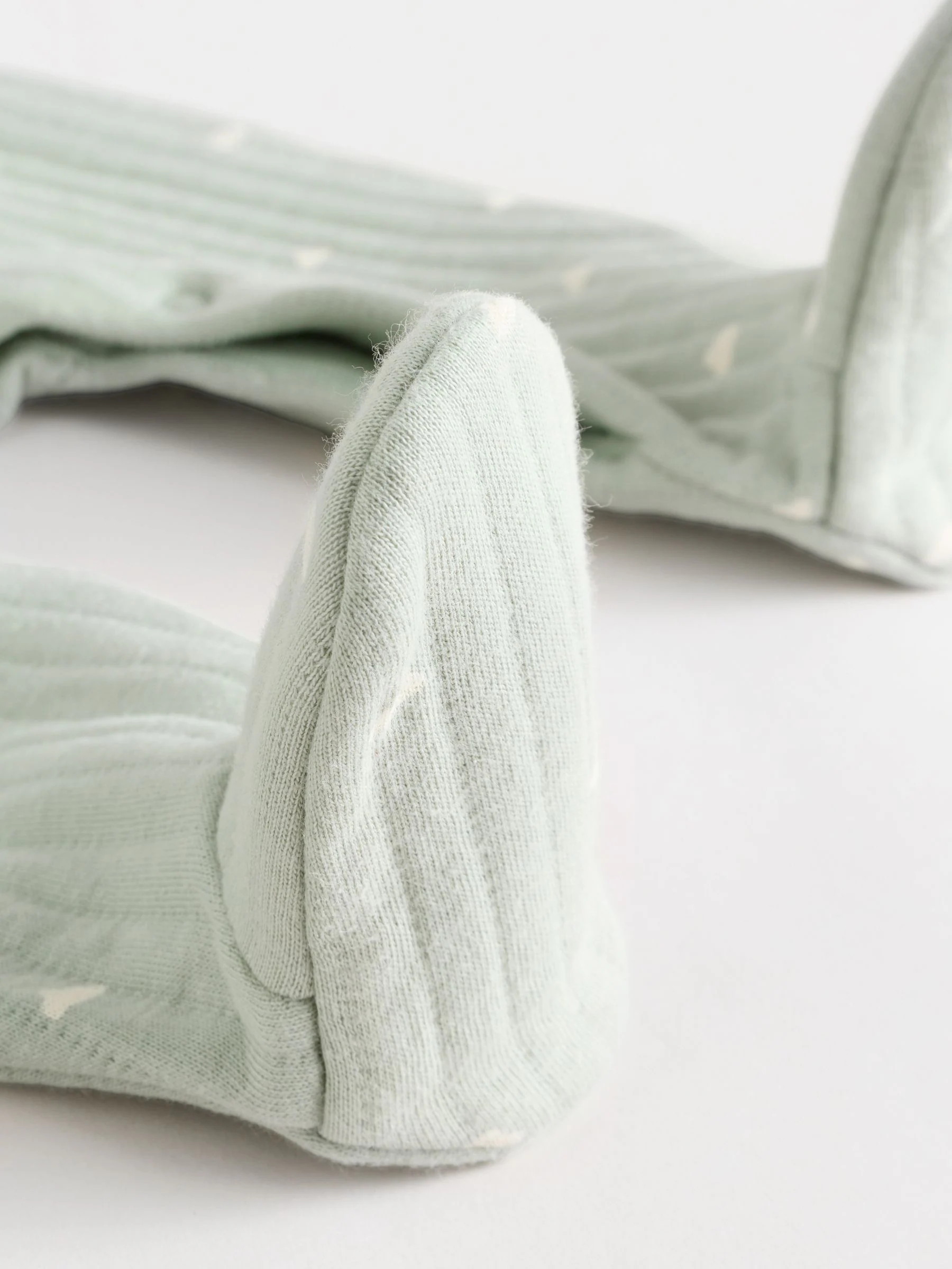 Grijs-groen - Baby Quilted Sleepsuits 2 Pack