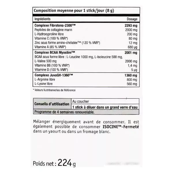 NHCO Isocine Fermeté 28 sticks