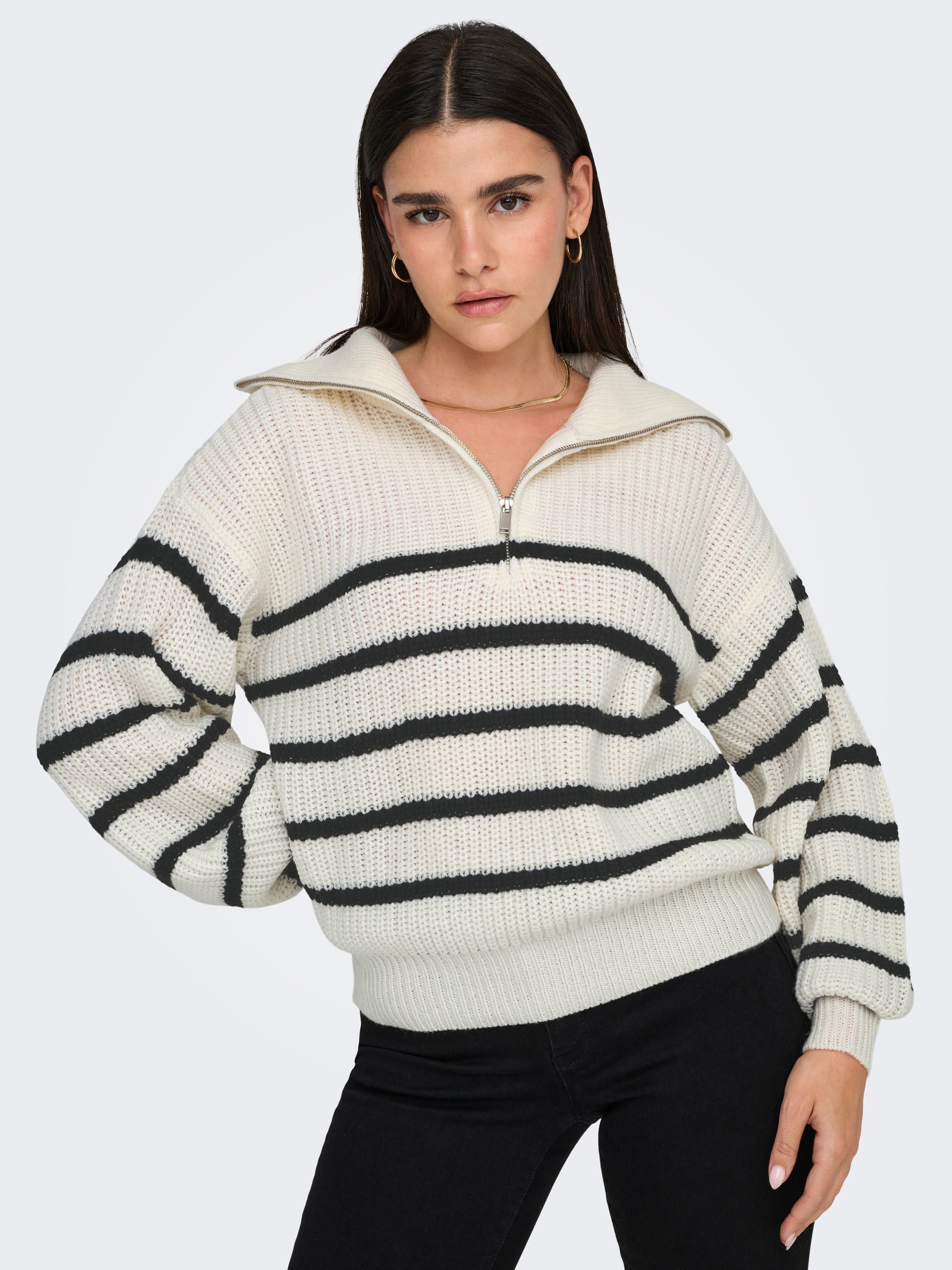 JDYJUSTY Strickpullover Eggnog