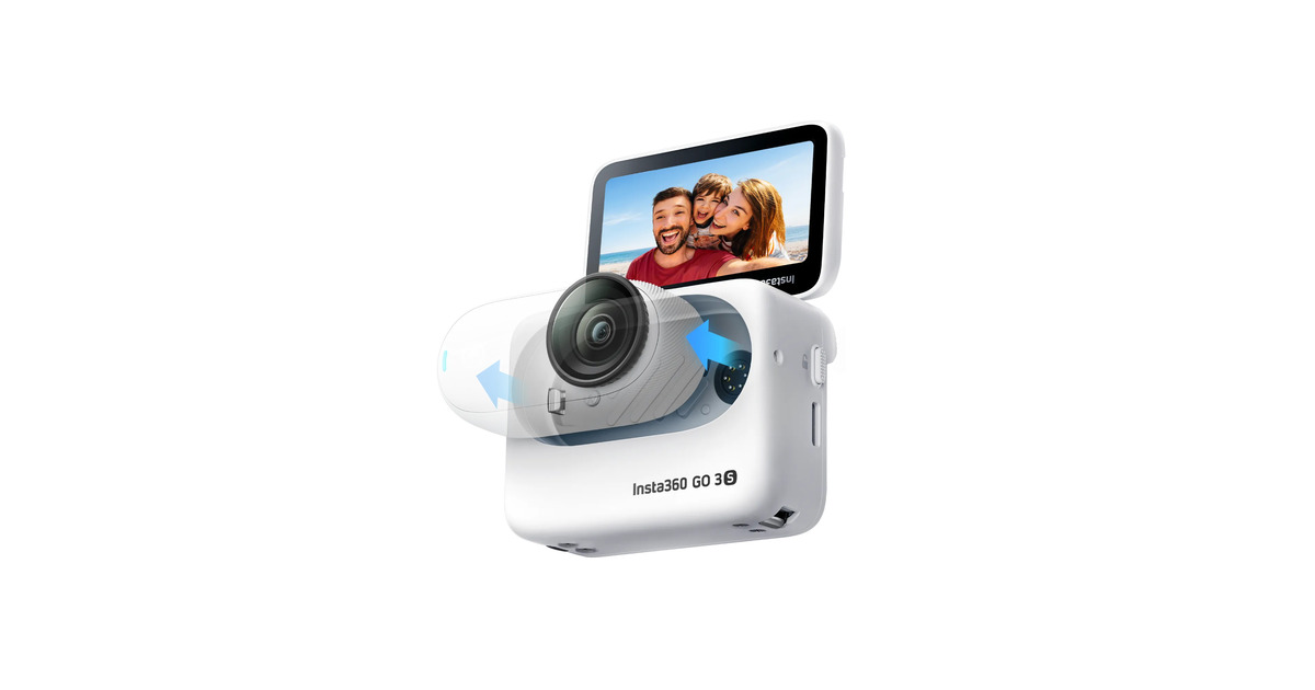 Insta360Go 3/3S Action pod bevestiging  (Wit, voor de GO 3S en GO 3 Standalone Camera)