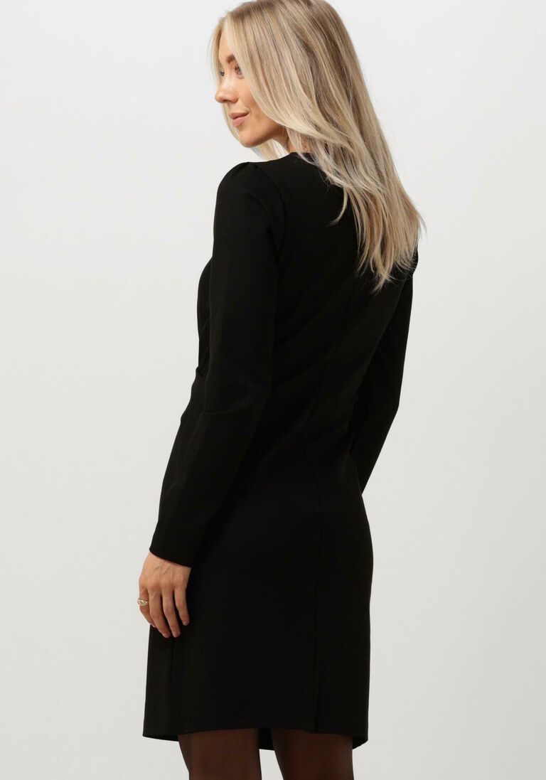 SUMMUM zwarte summum mini jurk dress punto milano 1
