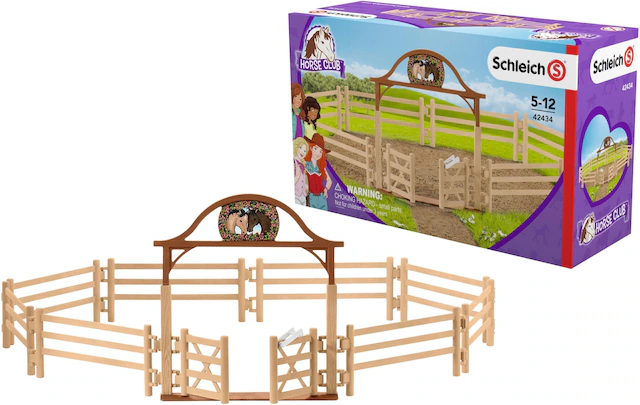 Schleich® Spielwelt »HORSE CLUB, Pferdekoppel mit Eingangstor (42434)« Made in Germany