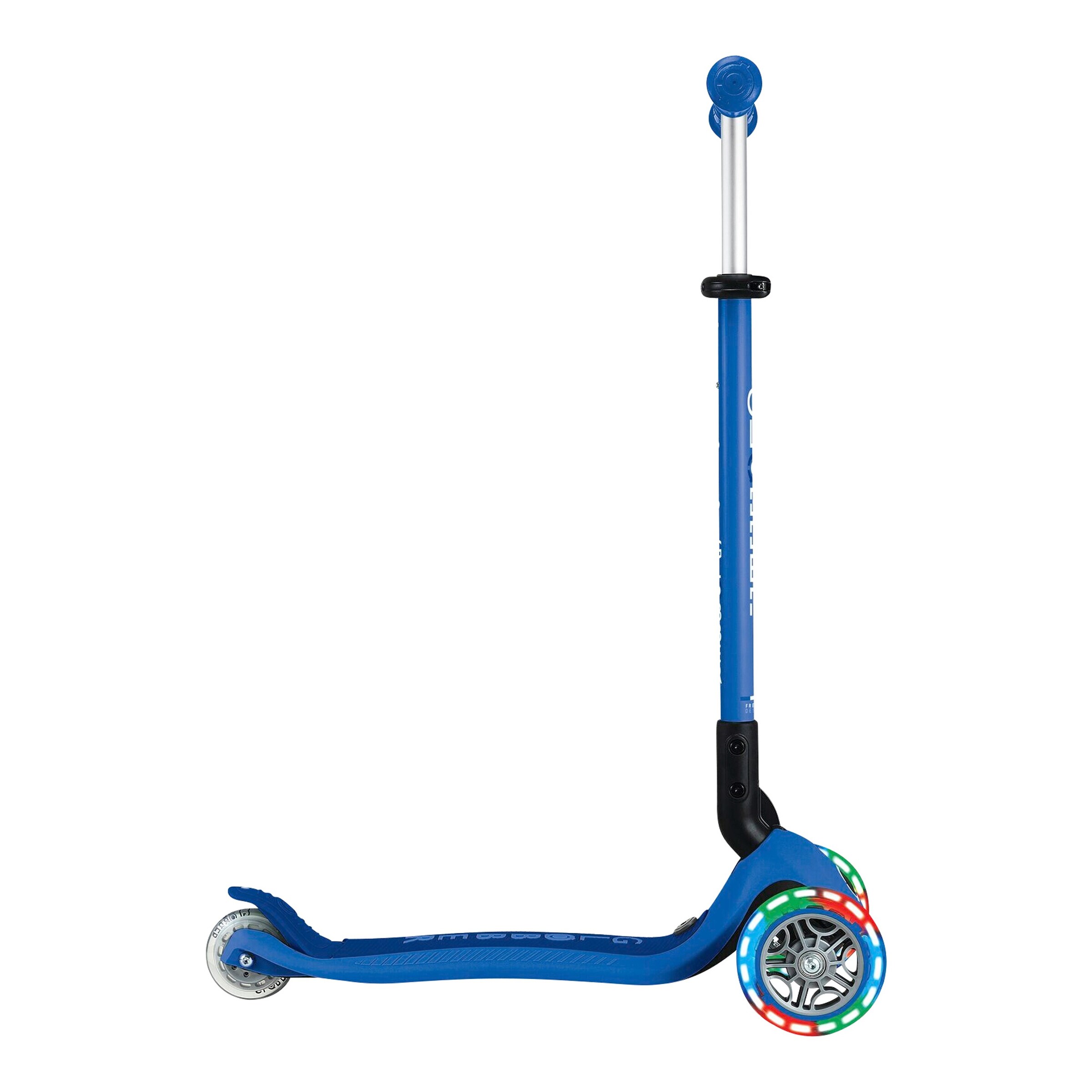 Globber Scooter 3in1 Go-Up active mit Leuchtrollen blau