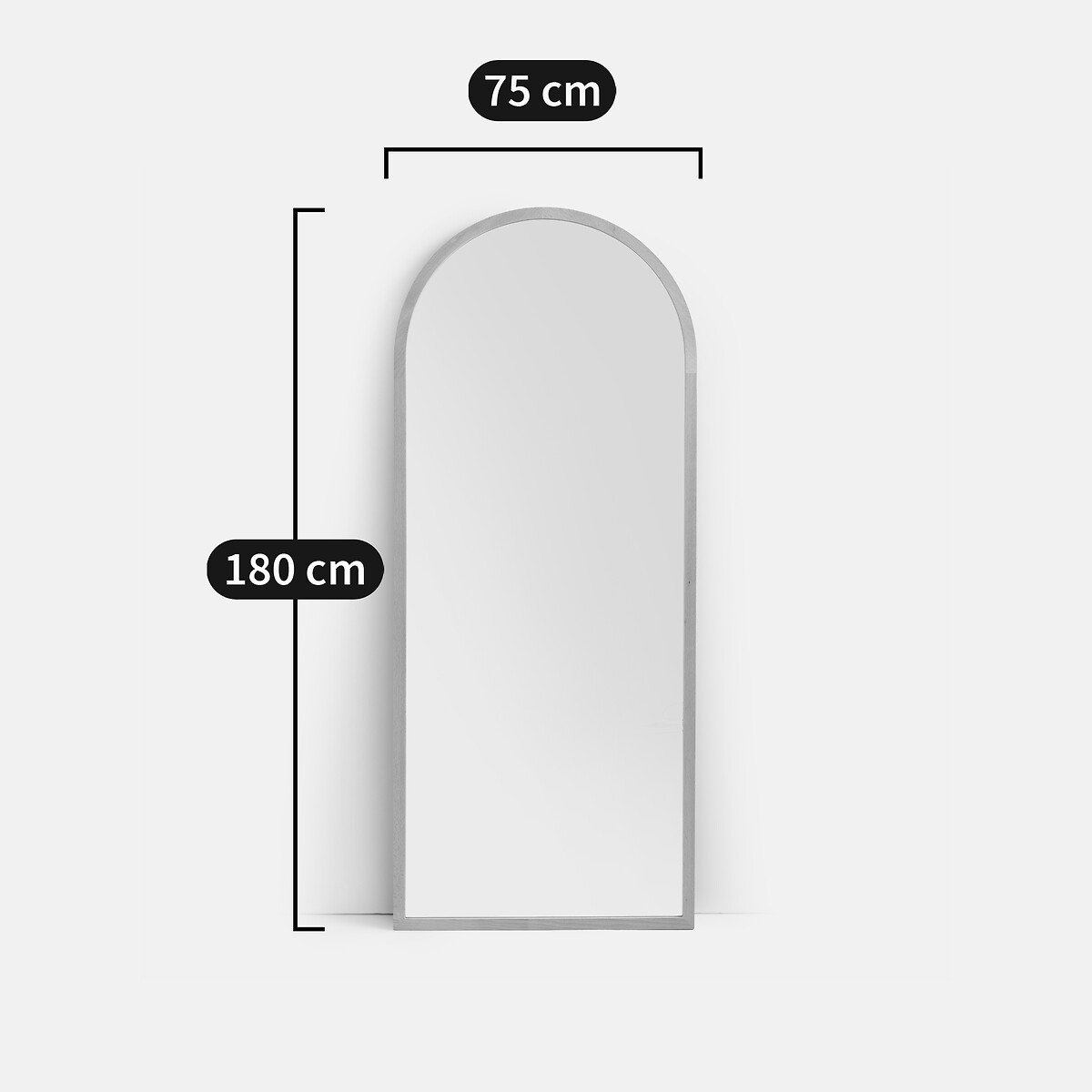 LA REDOUTE INTERIEURS<br>Espelho de faia 75 x 180 cm Rimna