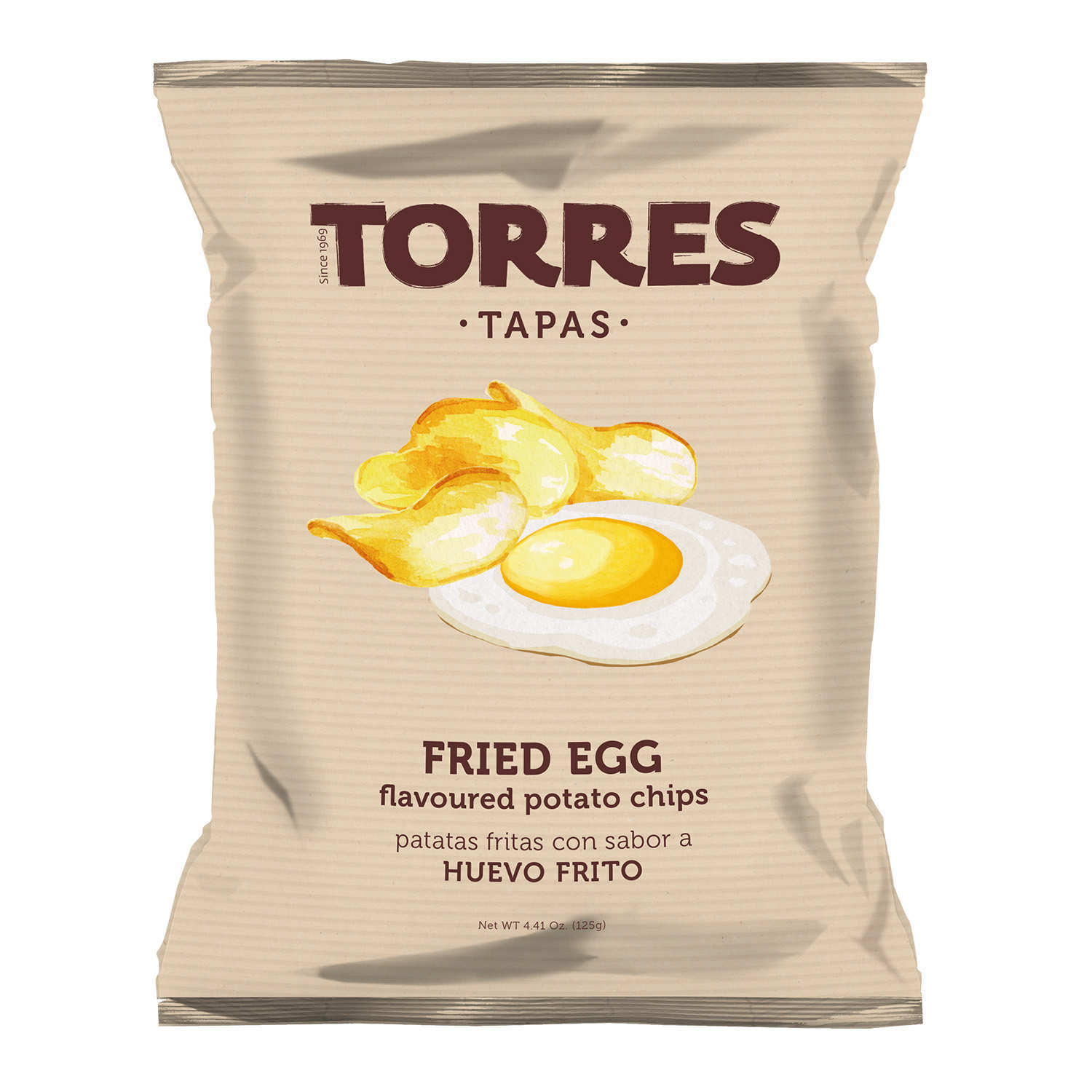 Chips gourmet saveur œuf au plat