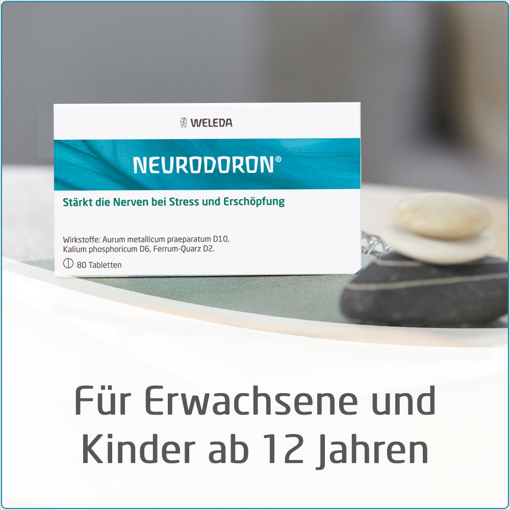 Neurodoron® Tabletten hilft bei Stress, lindert Symptome wie innere Unruhe und Gereiztheit