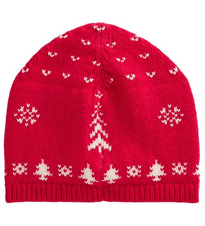 Polo Ralph Lauren Mütze - Baumwolle/Wolle - Classics - Rot m. Mu