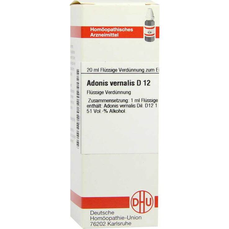 DHU Adonis vernalis D 12 Dilution, 20 ml