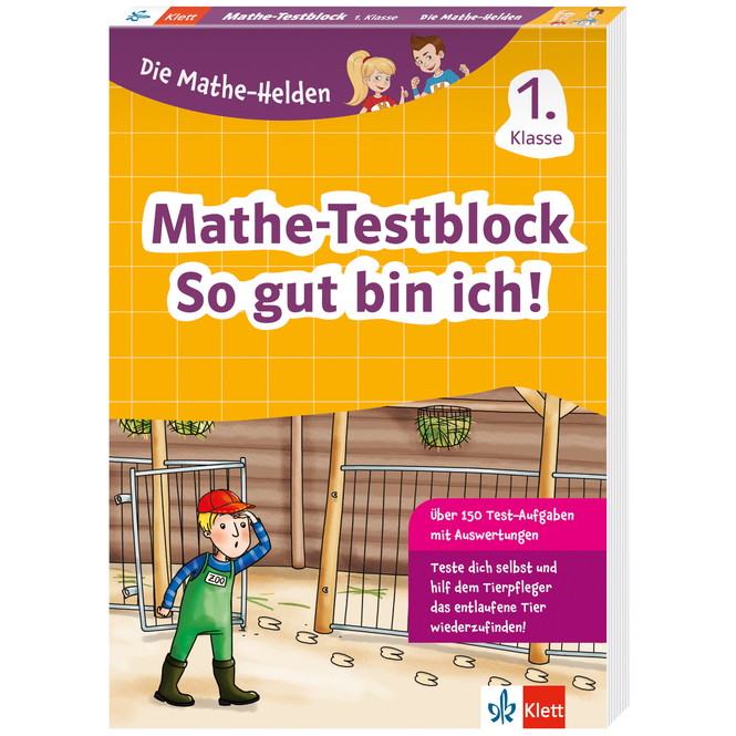 Mathe-Testblock - So gut bin ich - 1. Klasse - Die Mathe-Helden