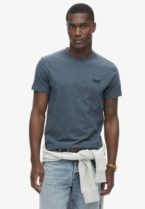 Superdry ESSENTIAL LOGO EMB TEE Scorched teal grit