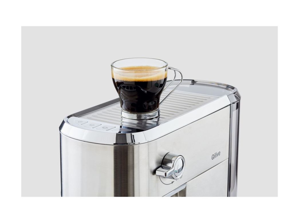 MÁQUINA DE CAFÉ EXPRESSO MANUAL QILIVE Q.5164 20BAR