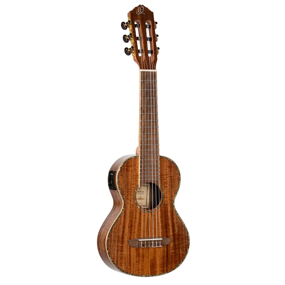Ortega Mini/Travel Series RGLE18ACA elektrisch-akoestische guitarlele met gigbag