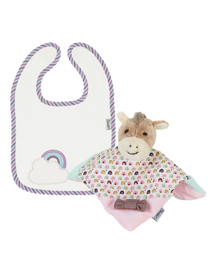 Geschenk-Set PFERD PAULINE 2-teilig in weiß/rosa