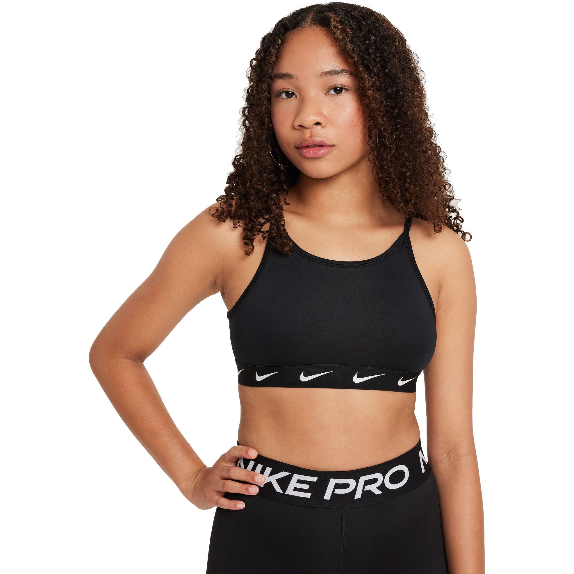 Nike Dri-Fit One Sport BH Mädchen schwarz