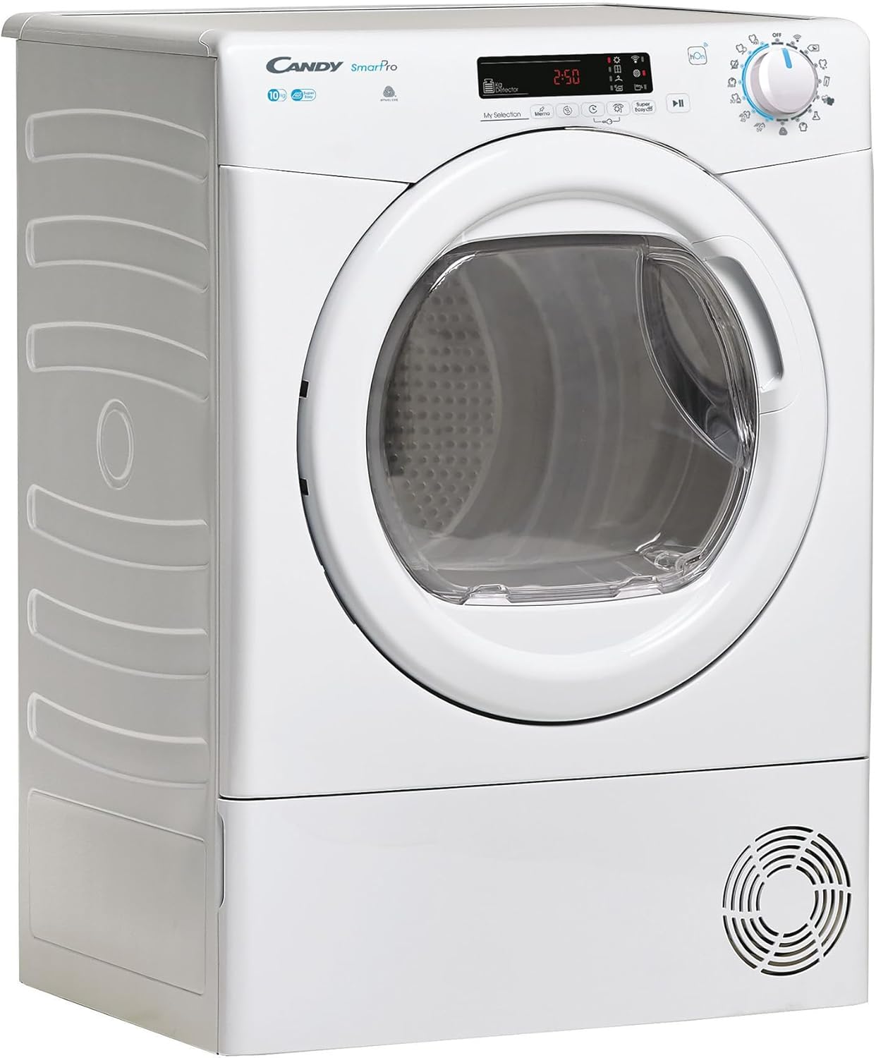 CANDY CSOE C10DG-S Kondesntrockner 10 KG Fassungsvermögen, Wi-Fi + Bluetooth, Symbolblende (10 kg)