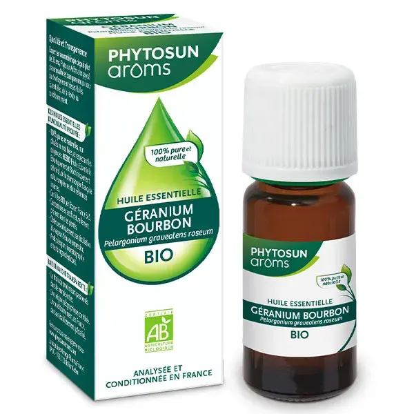 Óleo Essencial de Gerânio Bourbon Orgânico Phytosun Arôms 10ml