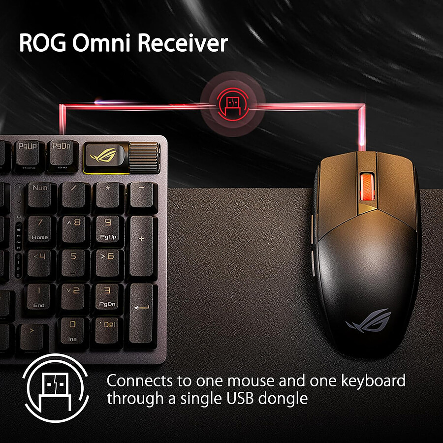 Asus ROG Strix Impact III Wireless - Noir