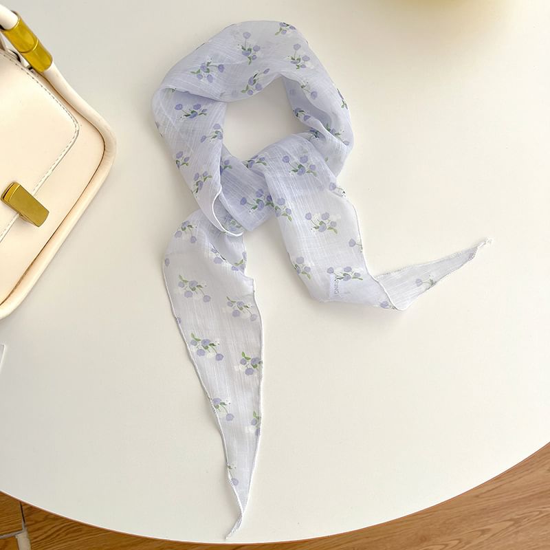 Frior - Bandana met bloemenprint en mesh (verschillende ontwerpen)