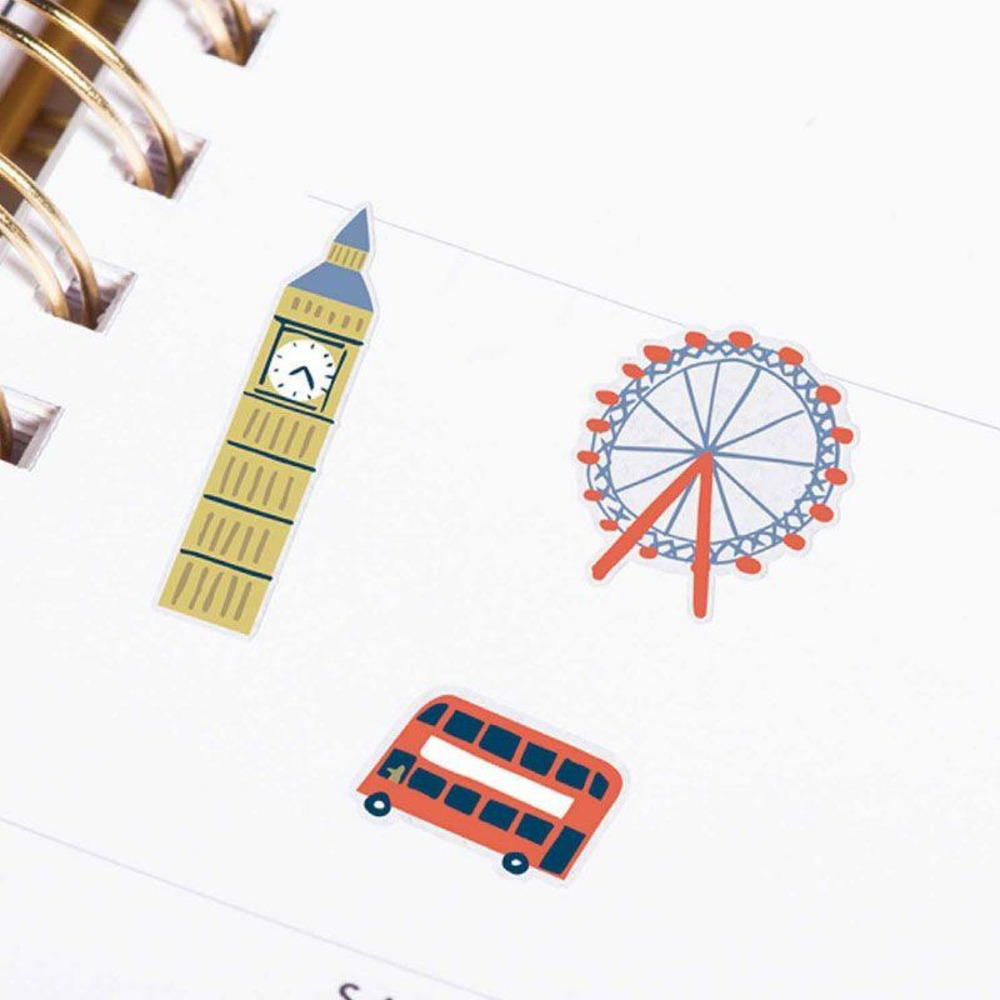 Stickers en gel transparent cities - londres