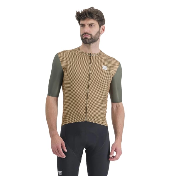 Maillot vélo SPORTFUL CHECKMATE JERSEY BEETLE PAPAYA