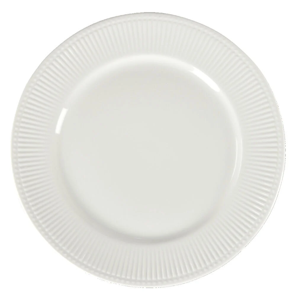 Assiette plate Colombe en porcelaine blanche Ø27,5cm