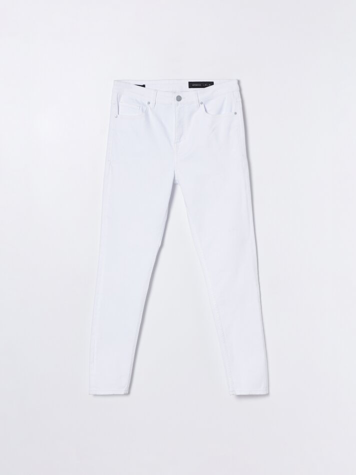Calça jeans super skinny - Branca