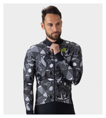 Maillot Manches Longues Alé Over Gris