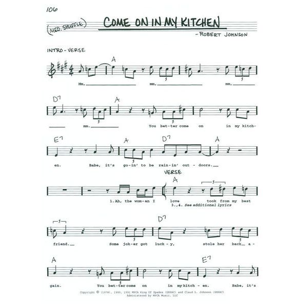 Hal Leonard The Real Blues Book C